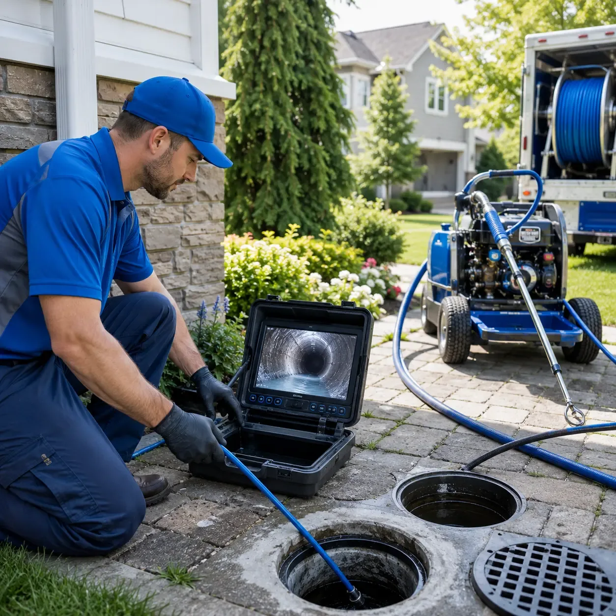 Outdoor drain cleaning professionals serving Walthall, MS